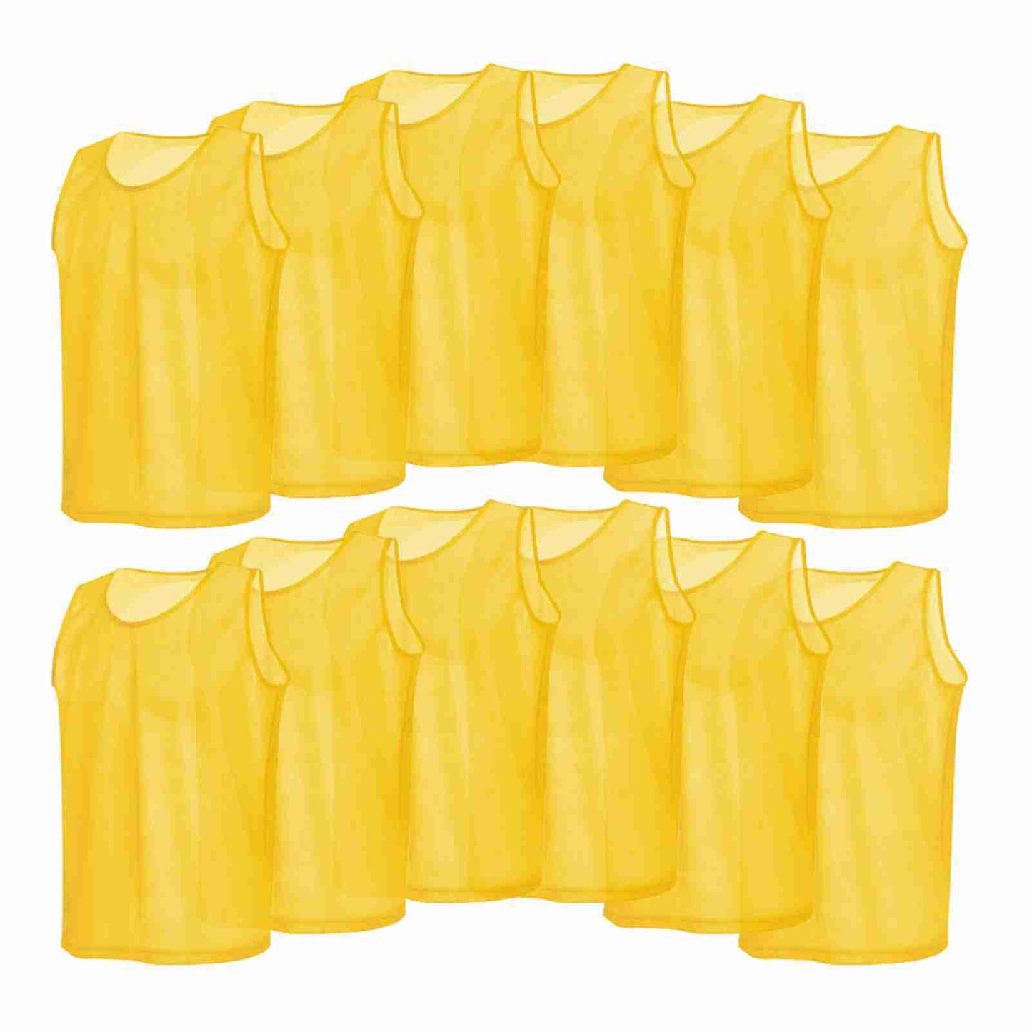 12 Pack Mesh Scrimmage Training Vests Football Vest Breathable Adults Jerseys Bibs