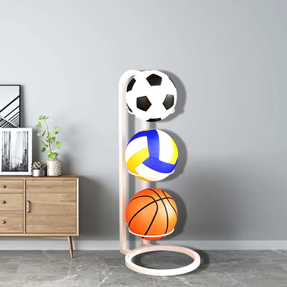 Indoor Children Basketball Storage Rack Put Ball Football Storage Basket Placed Rack Kindergarten Volleyball Stand Holder Space