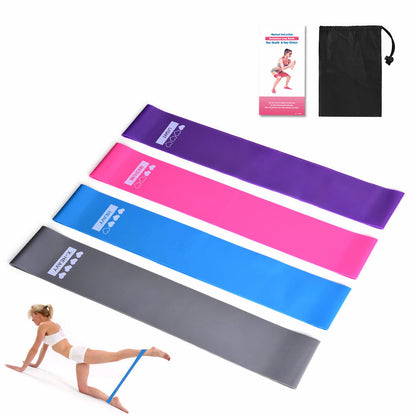 Resistance Bands for Fitness - Elastic Booty Bands for Bodybuilding, Yoga, and Gym Workouts