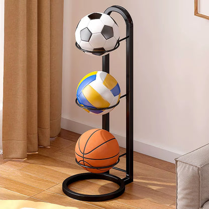 Indoor Children Basketball Storage Rack Put Ball Football Storage Basket Placed Rack Kindergarten Volleyball Stand Holder Space