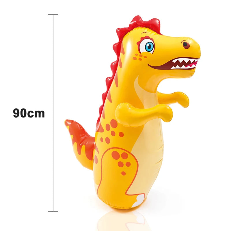 Tumbler Boxing Inflatable Dinosaur Punching Bag Boys Games Sport Toys Christmas Birthday Gift for Boys Girls Parent Child Toys