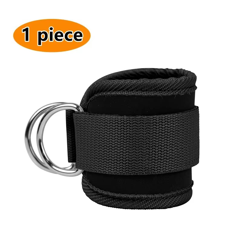 Cable Ankle Straps Double D-Ring Ankle Cuffs for Gym Workouts Glutes Legs Strength Training Brace Support Sport Safety Abductors