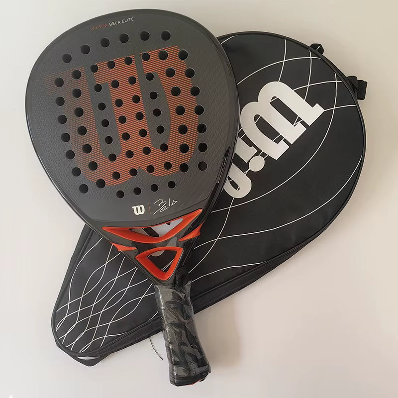 Professional Tennis Rackets Carbon Fibre Surface Diamond Shape with Eva Memory Flex Foam Core Padel Tennis Racquets