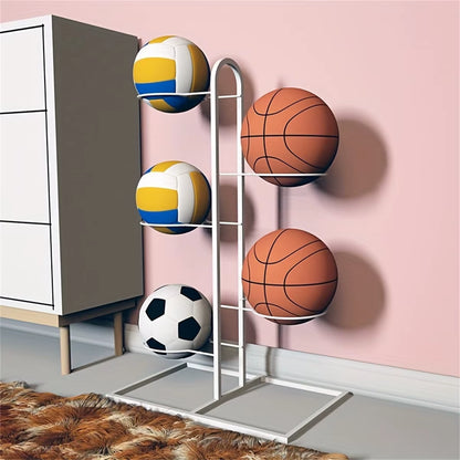 Indoor Children Basketball Storage Rack Put Ball Football Storage Basket Placed Rack Kindergarten Volleyball Stand Holder Space